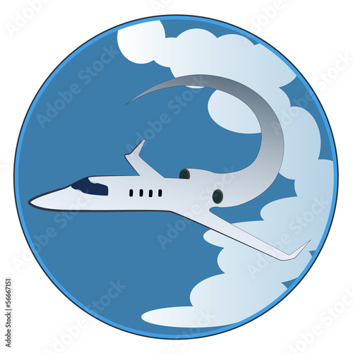 The emblem of the plane