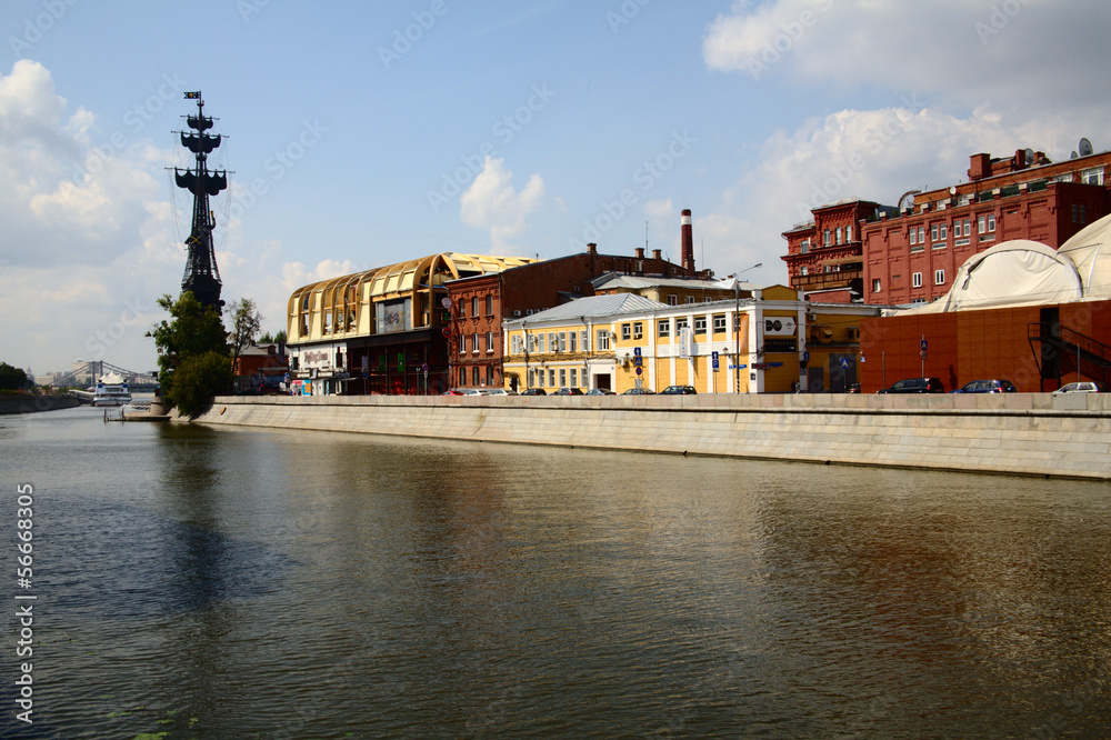 Obraz premium Pietro il grande sulla Moscova