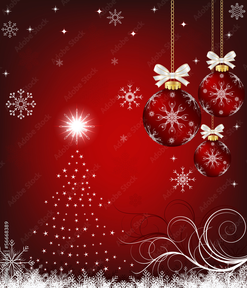 Christmas red background Christmas red background