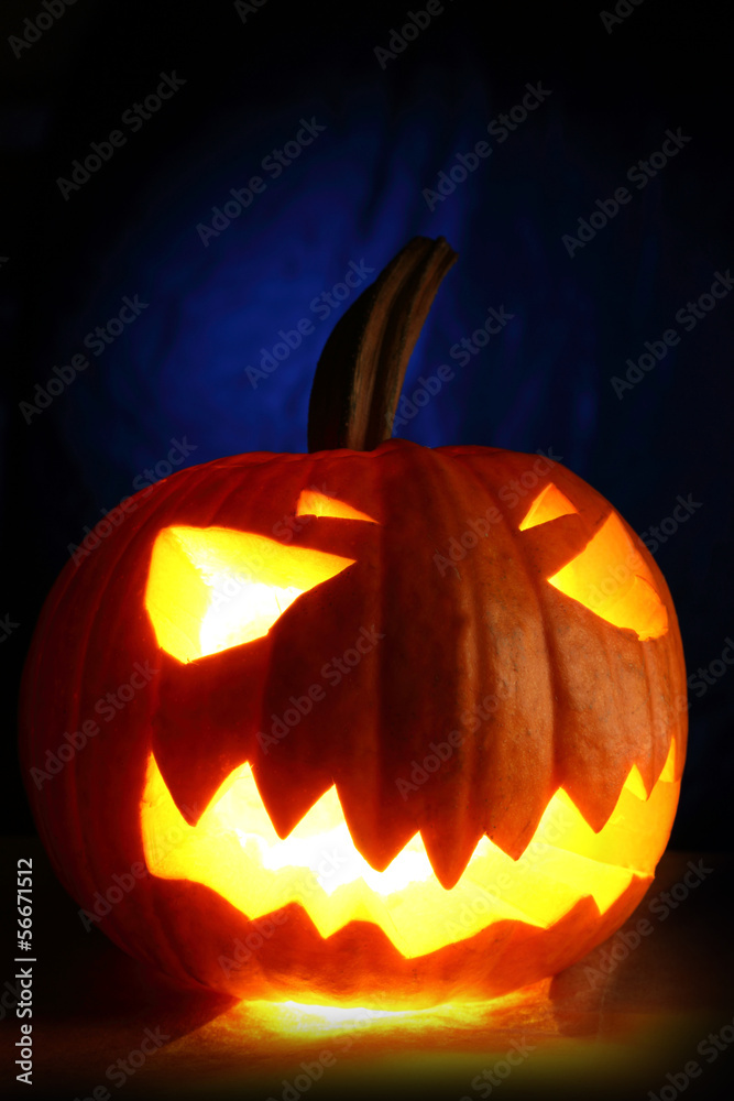 Angry halloween pumpkin Angry halloween pumpkin