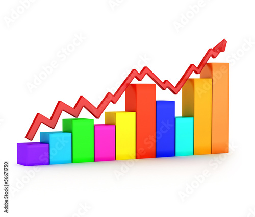 Free Download 3d Business graph - GFXLoad