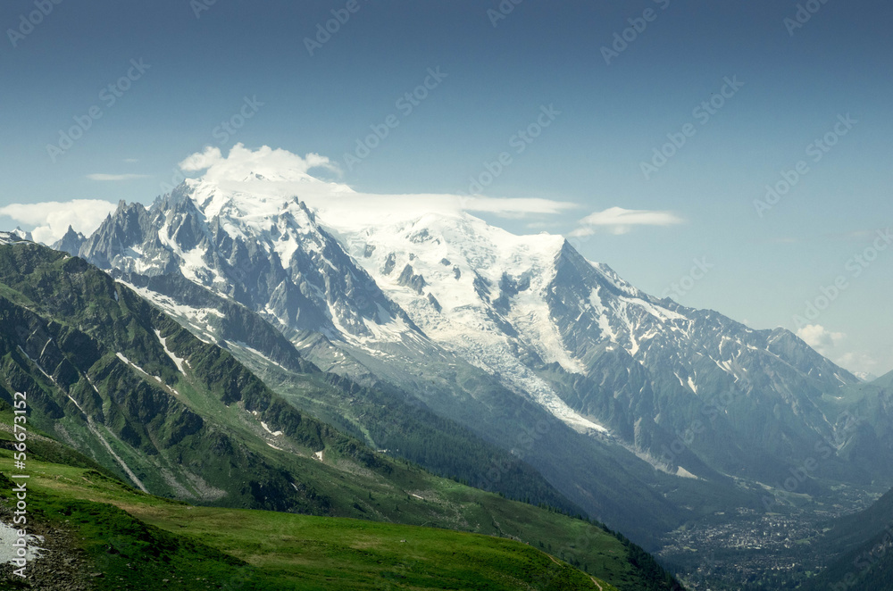 Fototapeta premium Massif du mont blanc
