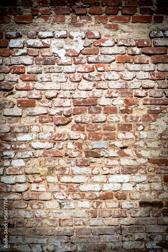 brick wall with vintage look