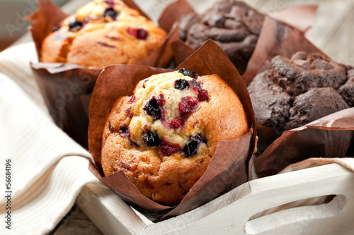 Quadro su tela muffins