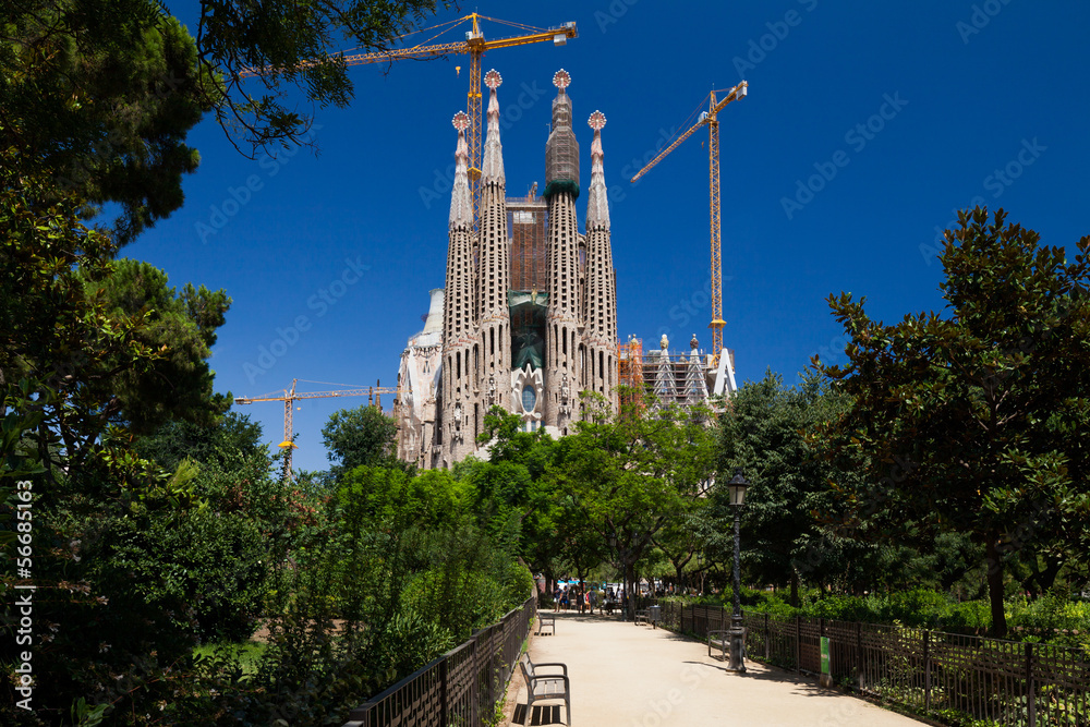 Naklejka premium Sagrada Familia