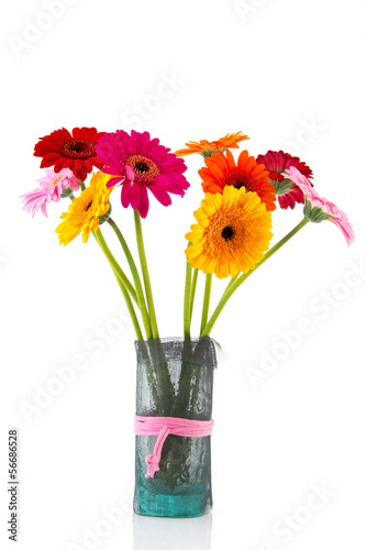 Gerber flowers in vase