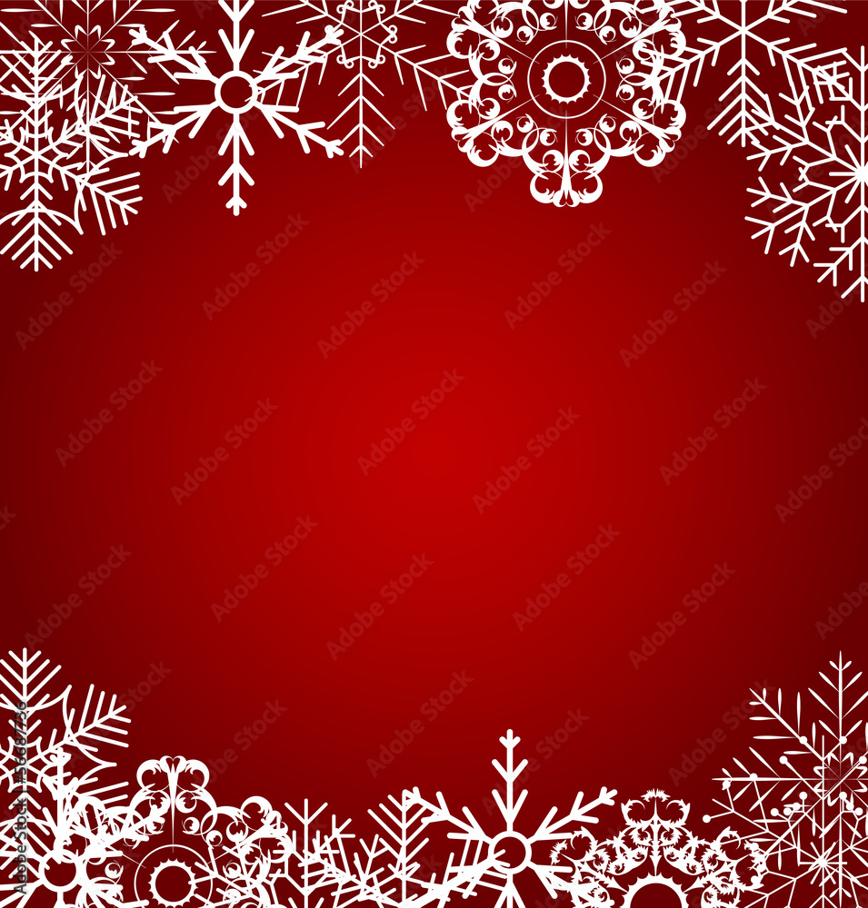 Christmas snowflakes background vector illustration Christmas snowflakes background vector illustration