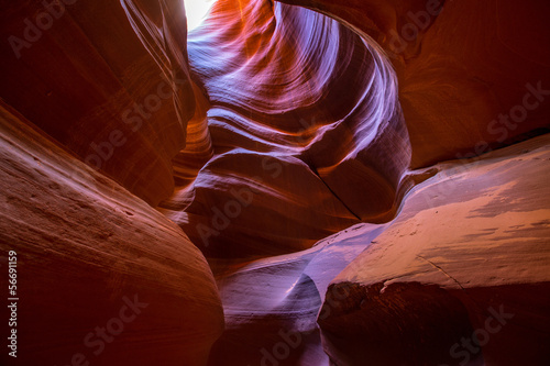Kanion Antylopy Arizona na ziemi Navajo w pobliżu Page