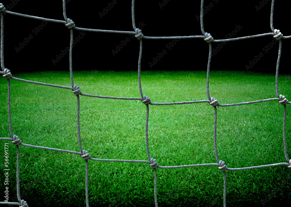 Obraz premium soccer field and the bright lights