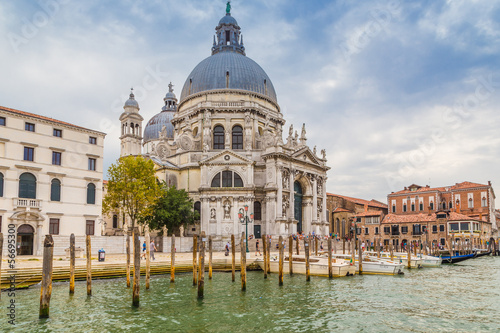 Grand Canal and Basilica on sunny day, Venice © pavel068