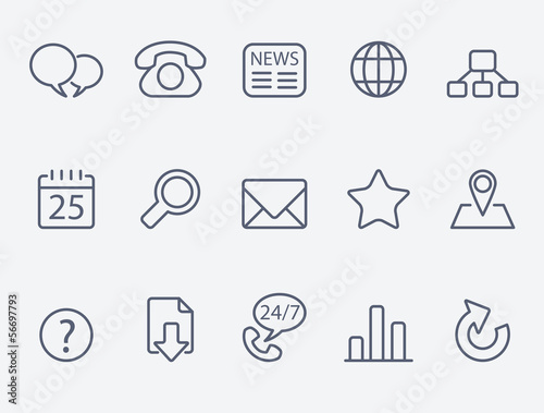 Web icons