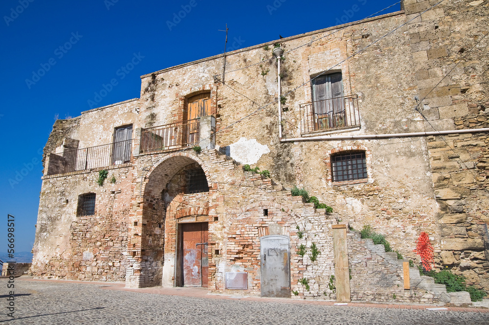 Castle of Pisticci. Basilicata. Italy. Castle of Pisticci. Basilicata. Italy.