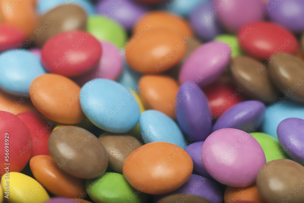 Colored sweets Colored sweets