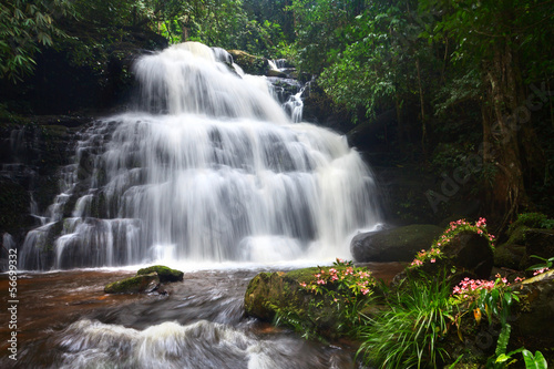 Fototapeta Naklejka Na Ścianę i Meble -  Mhundaeng waterfall Phu Hin Rong Kla; National Park