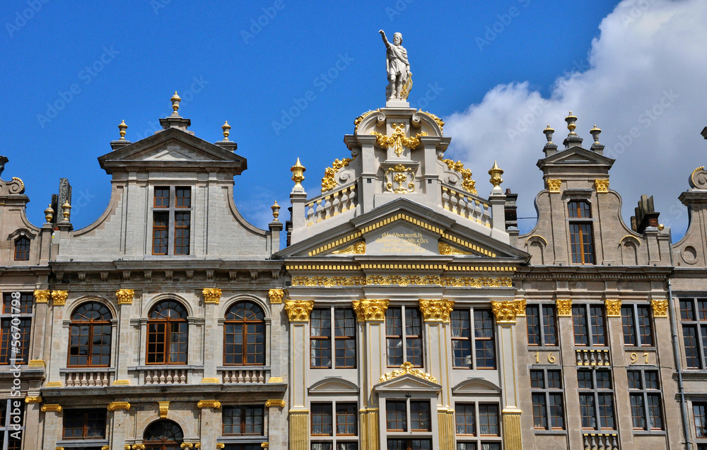 Belgium, picturesque Grand Place of  Brussels