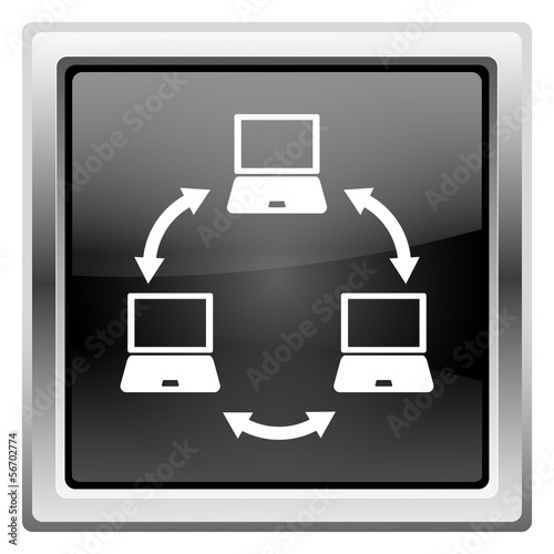 Computer network icon © valentint