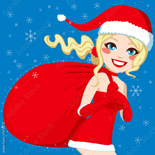 Santa Woman Bag