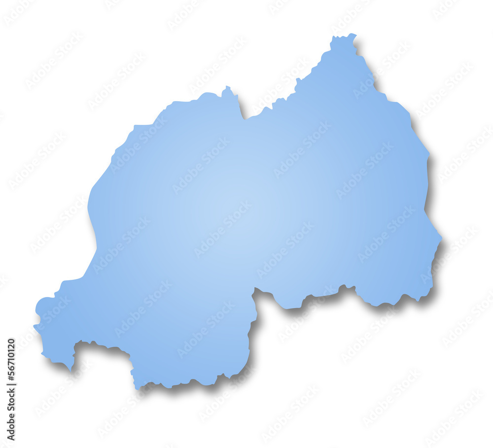 Map of Rwanda