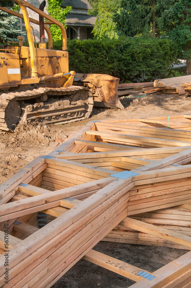 Fototapeta premium New House Construction