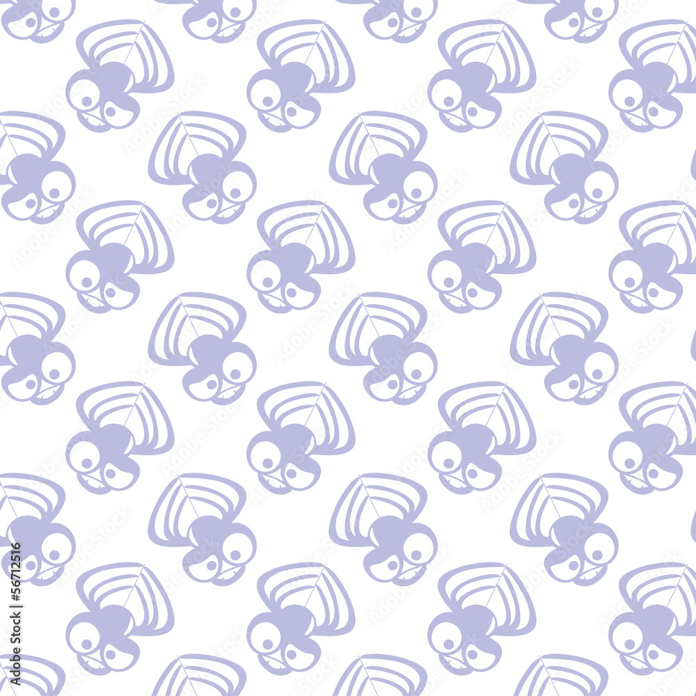 Seamless vector halloween pattern with spiders Seamless vector halloween pattern with spiders