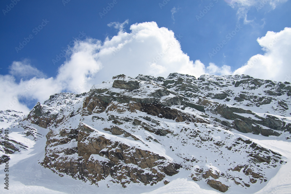 paesaggio invernale (comprensorio del Monte Rosa)
