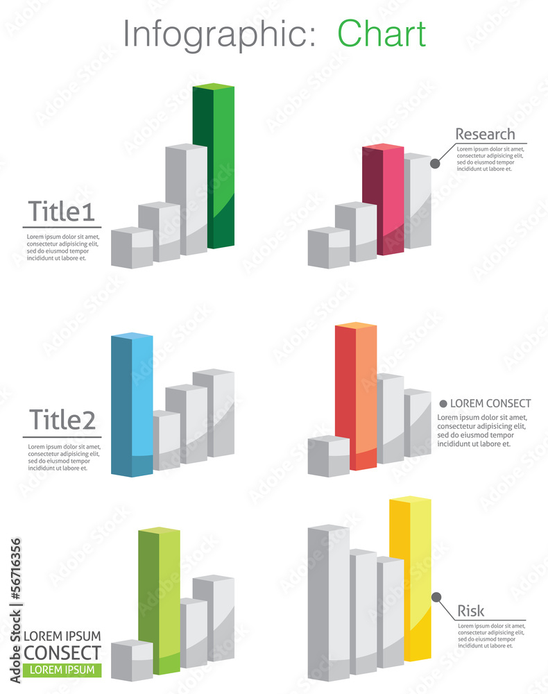 vector of abstract chart and info-graphic