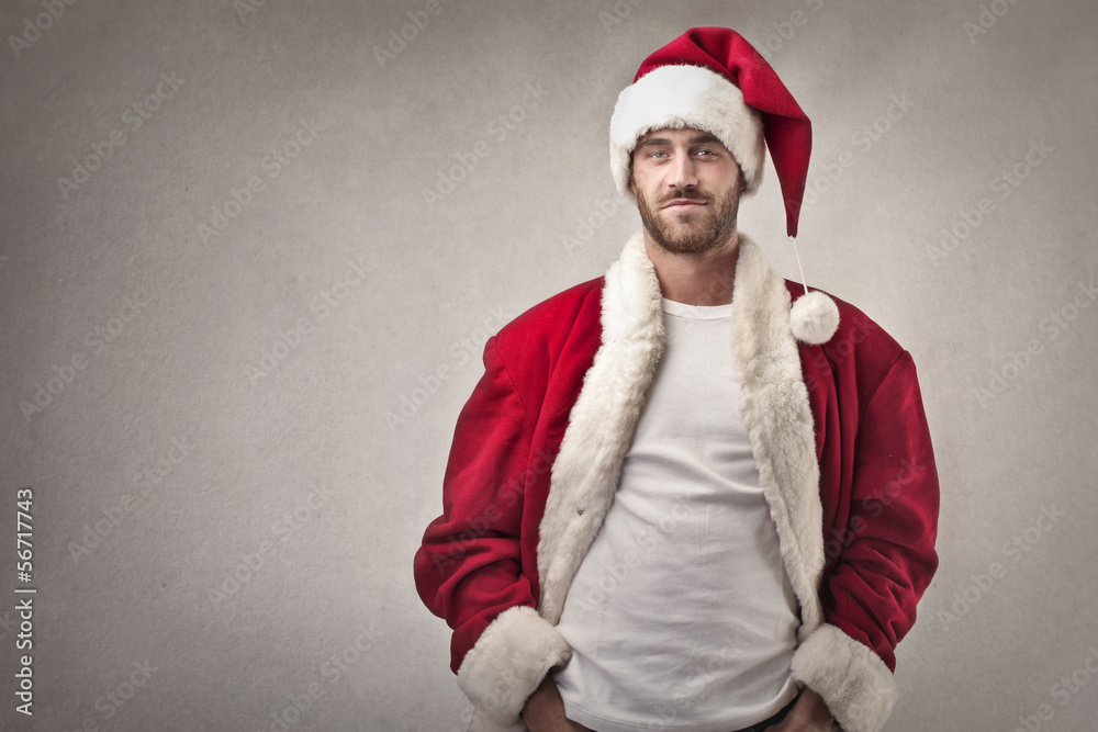 Fototapeta premium handsome Santa
