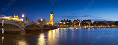 Big Ben, Westminster, Houses of Parliament, London.