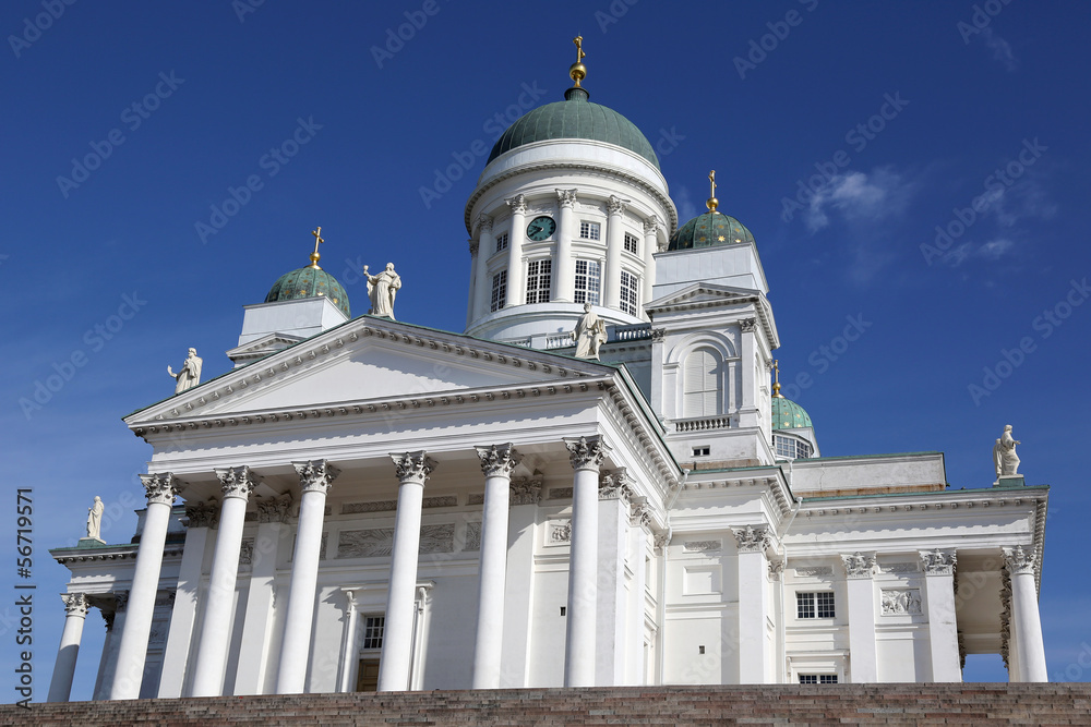 Weiße Kirche von Helsinki Finnland
