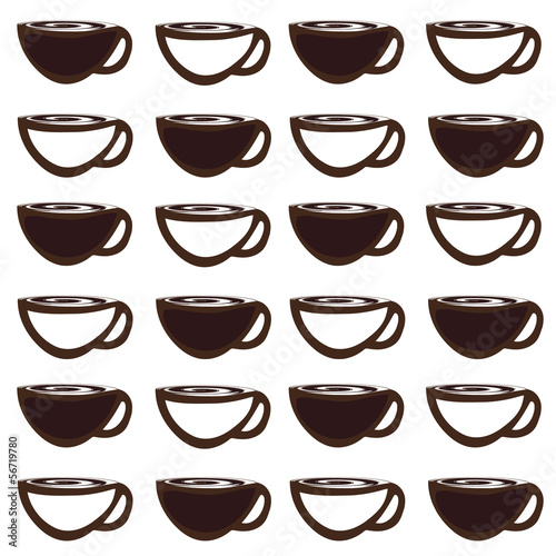 Coffee mug pattern
