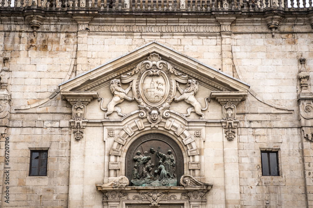Obraz premium San Nicolas Church in Bilbao