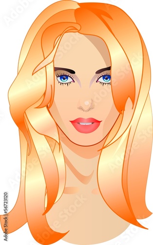 The very sexy girl for advertizing