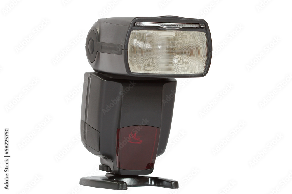 Digital auto flash, isolated on white background, with clipping Digital auto flash, isolated on white background, with clipping