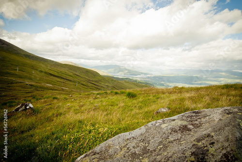 Barren mountain top