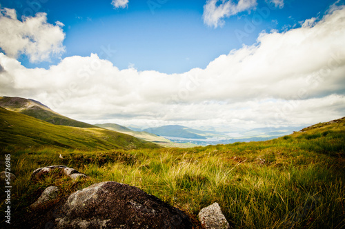 Mountain top in scotland