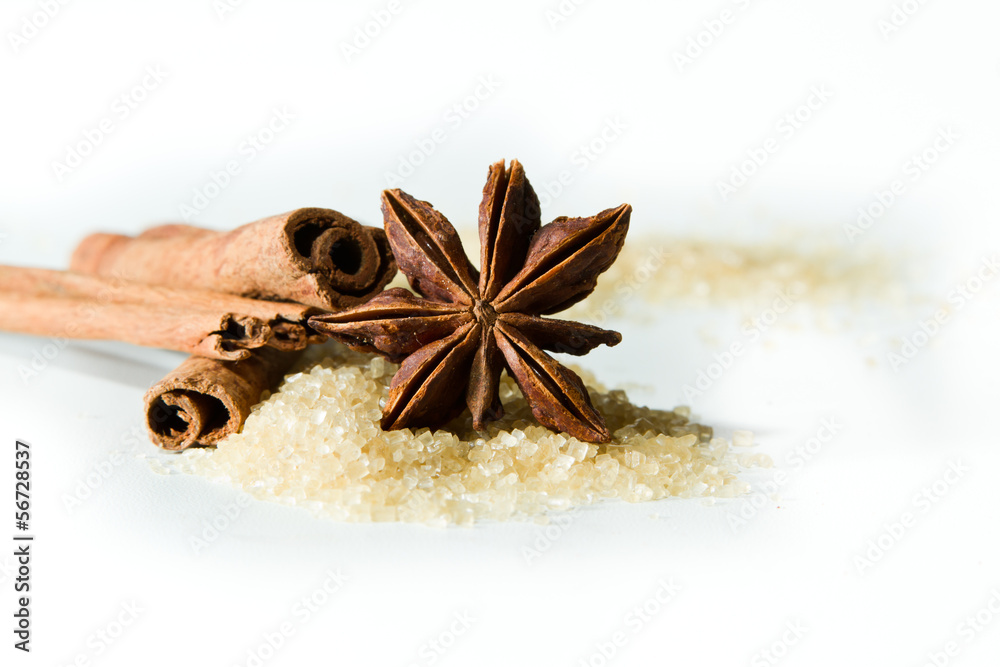 anise star and cinnamon sticks anise star and cinnamon sticks