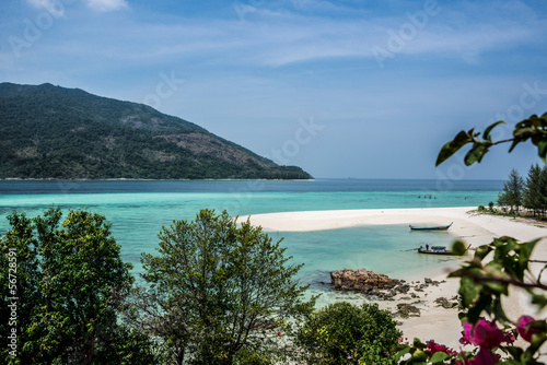 Beautiful Koh Lipe Tropical Island Landscape. Turquoise Sea. Tha