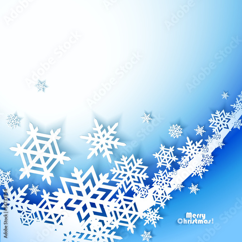 Abstract Christmas winter Background © Valenty