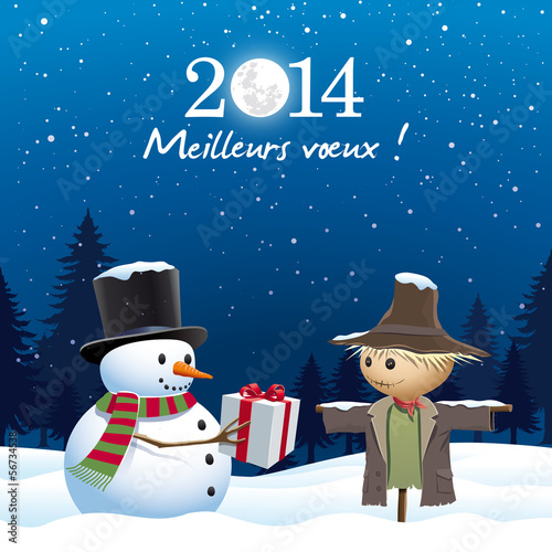 Bonne année. Meilleurs voeux 2014