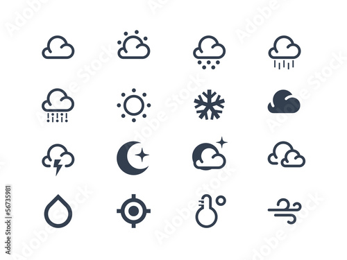 Weather icons