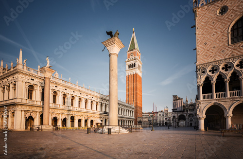 Piazza San Marco in the morning. Venice. Italy. photo