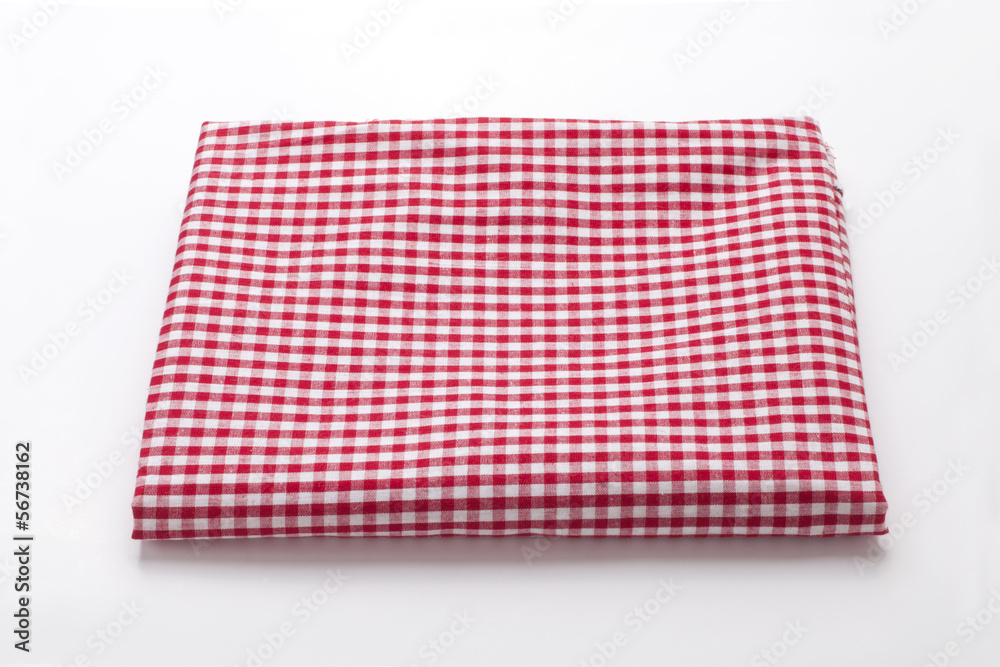 Red and white checkered tablecloth Red and white checkered tablecloth