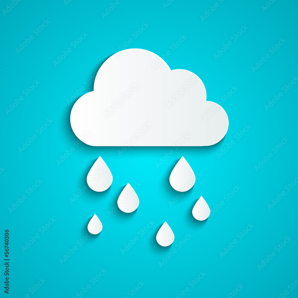 Paper cloud background with place for text Paper cloud background with place for text