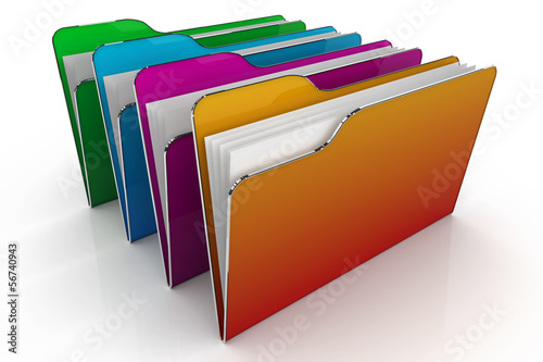 colored folder