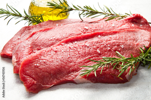 Принти на полотні filetto di carne cruda
