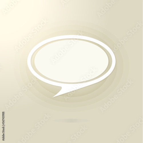 Speech bubble for your message