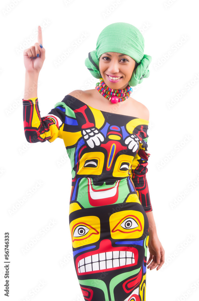 Young japanese woman in stylish clothing Young japanese woman in stylish clothing