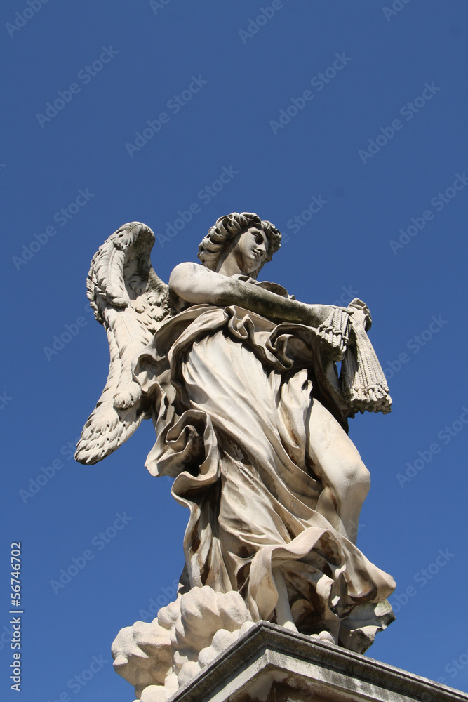 Angel on the Sant' Angelo Bridge in Rome