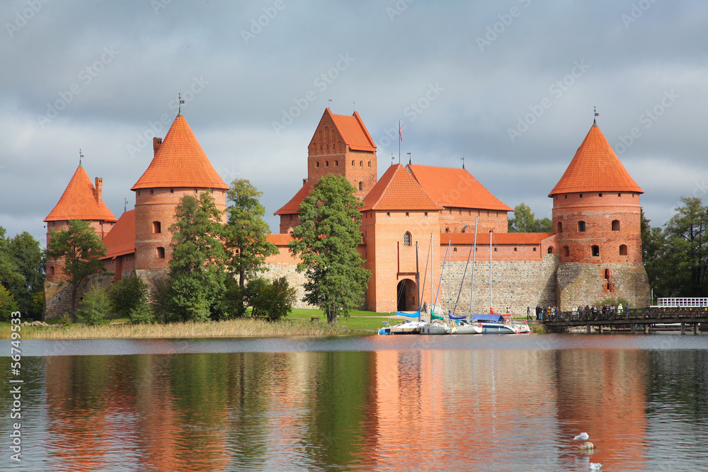 Naklejka premium Castle in Lithuania
