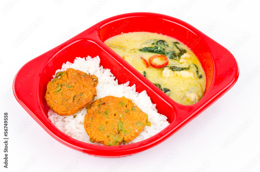 Green curry chicken Green curry chicken
